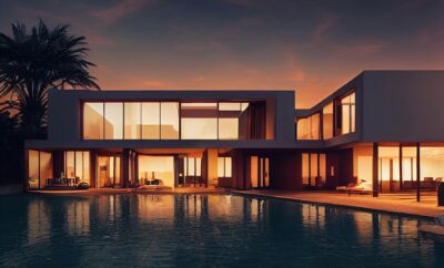 Location villa pour fête tropicale avec piscine